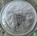 Fiji 2 dollars 2011 (kleurloos) "Taku turtle" - Afbeelding 2