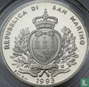 San Marino 500 lire 1993 "Two European polecats" - Afbeelding 1