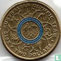 Australië 2 dollars 2016 (blauwgekleurd) "Australian olympic team" - Afbeelding 2