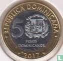 Dominicaanse Republiek 5 pesos 2017 - Afbeelding 1