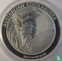 Australië 1 dollar 2014 (kleurloos - zonder privy merk) "Kookaburra" - Afbeelding 1