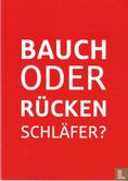 Kasseler Sparkasse "Bauch Oder Rücken Schläffer?" - Afbeelding 1