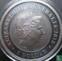 Australien 1 Dollar 2015 (gefärbt) "25th anniversary Australian kookaburra bullion coin series" - Bild 1