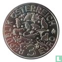 Oostenrijk 3 euro 2019 "Turtle" - Afbeelding 2