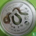 Australië 1 dollar 2013 (type 1 - kleurloos - met privy merk) "Year of the Snake" - Afbeelding 2