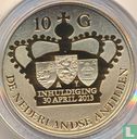 Netherlands Antilles 10 gulden 2013 (PROOF) "Accession of King Willem-Alexander to the throne" - Image 1