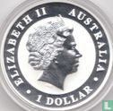 Australie 1 dollar 2012 (non coloré - avec marque privy) "Kookaburra" - Image 2