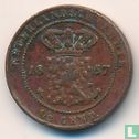 Nederlands-Indië ½ cent 1857 - Afbeelding 1