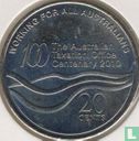 Australië 20 cents 2010 "Centenary of the Australian Taxation Office" - Afbeelding 2