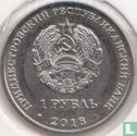 Transnistrië 1 roebel 2018 "Eurasian eagle-owl" - Afbeelding 1