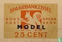 Spaarbankzegel 25 cent  - Image 1