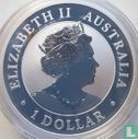 Australie 1 dollar 2019 (non coloré - sans marque privy) "Kookaburra" - Image 2