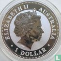 Australië 1 dollar 2005 (kleurloos - zonder privy merk) "Kookaburra" - Afbeelding 2