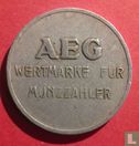 AEG- Wertmarke für Münzzähler (Berlin) - Afbeelding 1