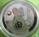 Australie 1 dollar 2017 (non coloré - avec marque privy kangourou) "Koala" - Image 1
