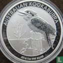 Australië 1 dollar 2016 (kleurloos - zonder privy merk) "Kookaburra" - Afbeelding 1