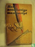 Het noodlottige manuscript