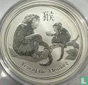 Australie 1 dollar 2016 (type 1 - non coloré - sans marque privy) "Year of the Monkey" - Image 2