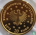 Germany 20 euro 2018 (J) "Eurasian eagle-owl" - Image 1