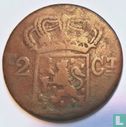 Indes néerlandaises 2 cents 1836 - Image 2