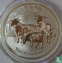 Australië 1 dollar 2015 (PROOF - type 1 - kleurloos) "Year of the goat" - Afbeelding 2