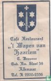 Café Restaurant " 't  Wapen van Haarlem" - Image 1