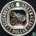 Australia 1 dollar 2006 (PROOF) "40th Anniversary End of Pre - Decimal Coinage" - Image 2