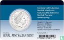 Australië 20 cents 2001 "Centenary of Federation - Norfolk Island" - Afbeelding 3