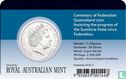 Australien 20 Cent 2001 "Centenary of Federation - Queensland" - Bild 3