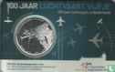 Netherlands 5 euro 2019 (coincard - UNC) "100 years of aviation in the Netherlands" - Image 1
