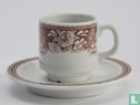 Tasse à café et soucoupe - Sonja 305 - Decor Windsor - Mosa - Image 1