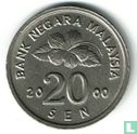Maleisië 20 sen 2000 - Afbeelding 1