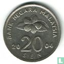 Malaisie 20 sen 2004 - Image 1