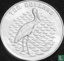 Australië 10 dollars 1991 (PROOF - Piedfort) "Jabiru" - Afbeelding 2