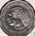Australië 50 cents 1981 "Marriage of HRH Prince of Wales and Lady Diana Spencer" - Afbeelding 2