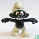 Furious Black Smurf (red eyes and black tooth edges) - Image 1