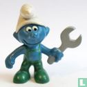 Handyman Smurf with wrench - Image 1