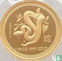 Australië 15 dollars 2001 (PROOF) "Year of the Snake" - Afbeelding 1