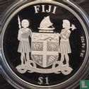 Fiji 1 dollar 2018 "Football World Cup in Russia - Champion France" - Image 2