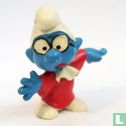 Lawyer Glasses Smurf (red gown) - Image 1
