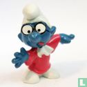 Lawyer Glasses Smurf (red gown) - Image 1