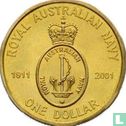 Australië 1 dollar 2001 "90th anniversary of the Royal Australian Navy" - Afbeelding 2
