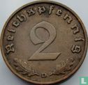 Duitse Rijk 2 reichspfennig 1936 (D) - Afbeelding 2