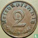 Duitse Rijk 2 reichspfennig 1938 (G) - Afbeelding 2