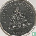 Australien 50 Cent 2001 "Centenary of Federation - Northern Territory" - Bild 2