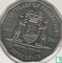 Australia 50 cents 2001 "Centenary of Federation - Western Australia" - Image 2