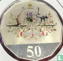 Australië 50 cents 2001 (PROOF - koper-nikkel - gekleurd) "Centenary of Australian Federation" - Afbeelding 2