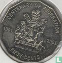 Australië 50 cents 2001 "Centenary of Federation - Norfolk Island" - Afbeelding 2