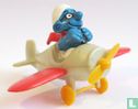 Smurf in airplane  - Image 1