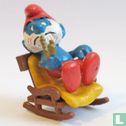 Papa Smurf in rocking chair - Image 1